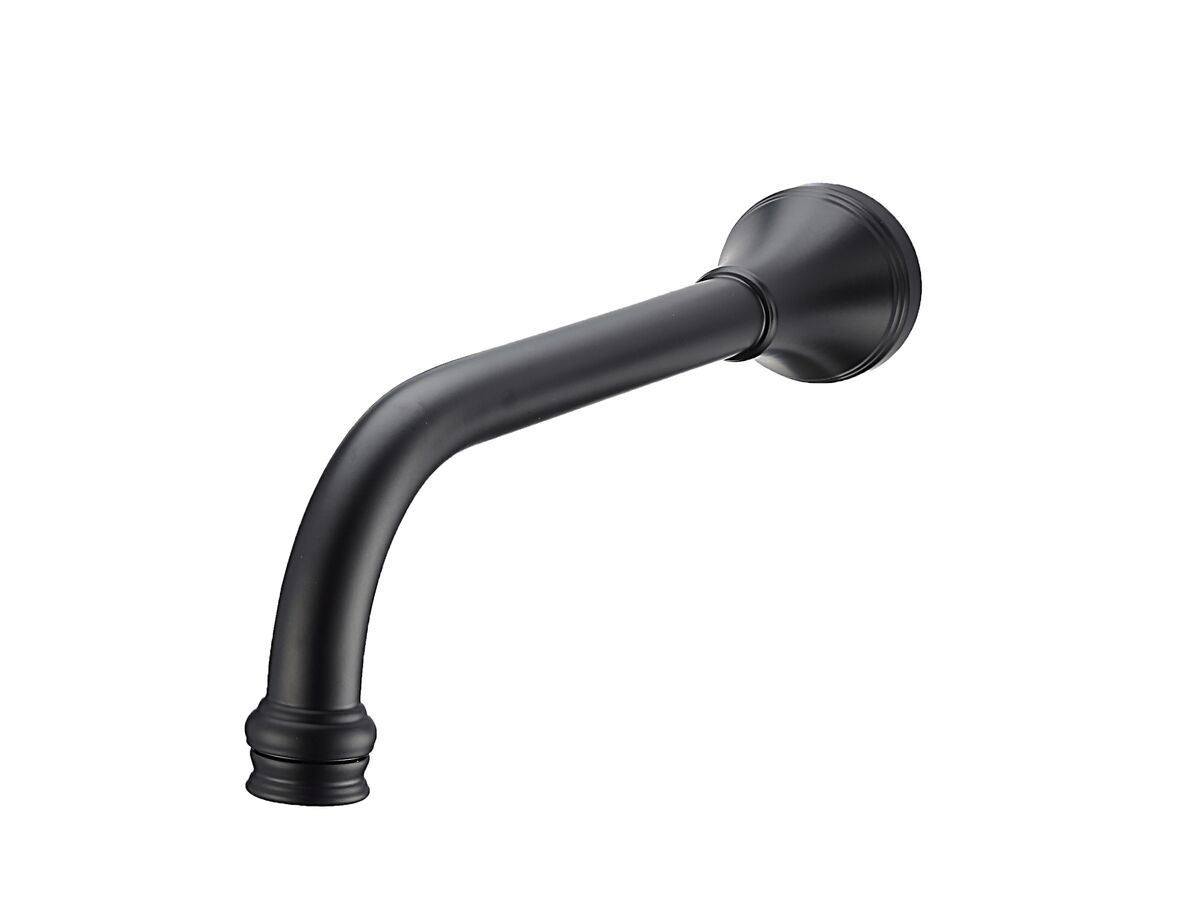 reece Kado Era Wall Bath Outlet 250mm Matte Black