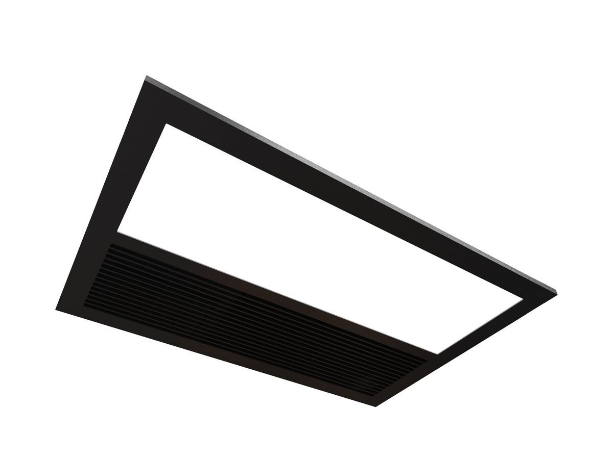 reece Kado Lux 3 in 1 Fan Heater (LED) Matte Black