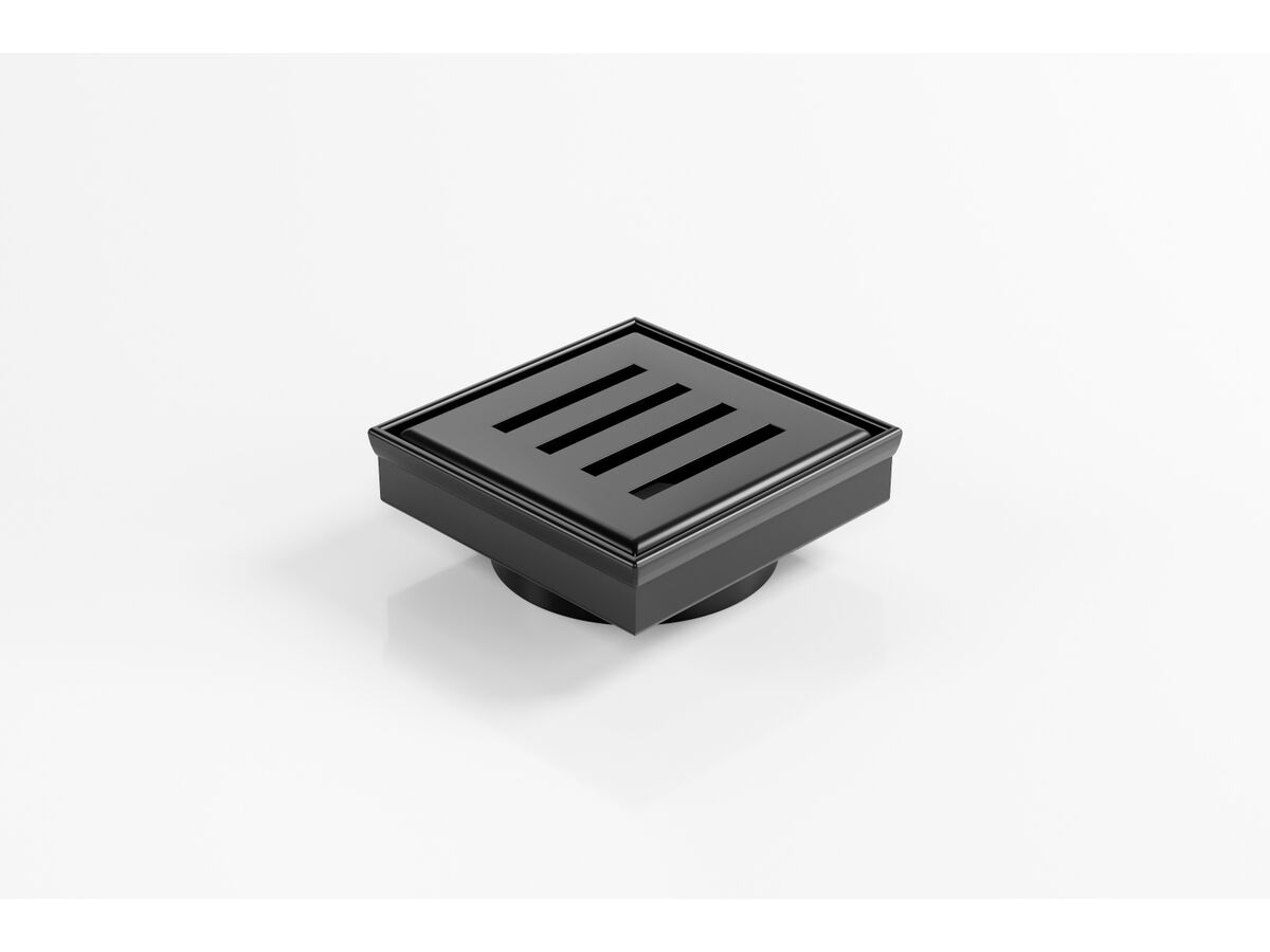 reece Kado Lux Floor Waste 97mm DN80 Matte Black