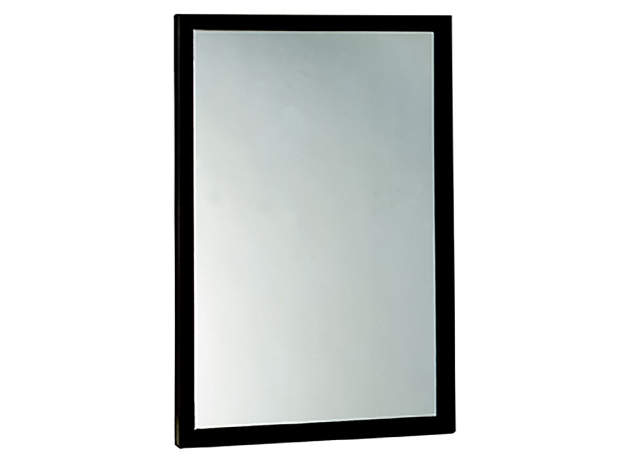 reece Matte Black Framed Mirror to AS1428.1