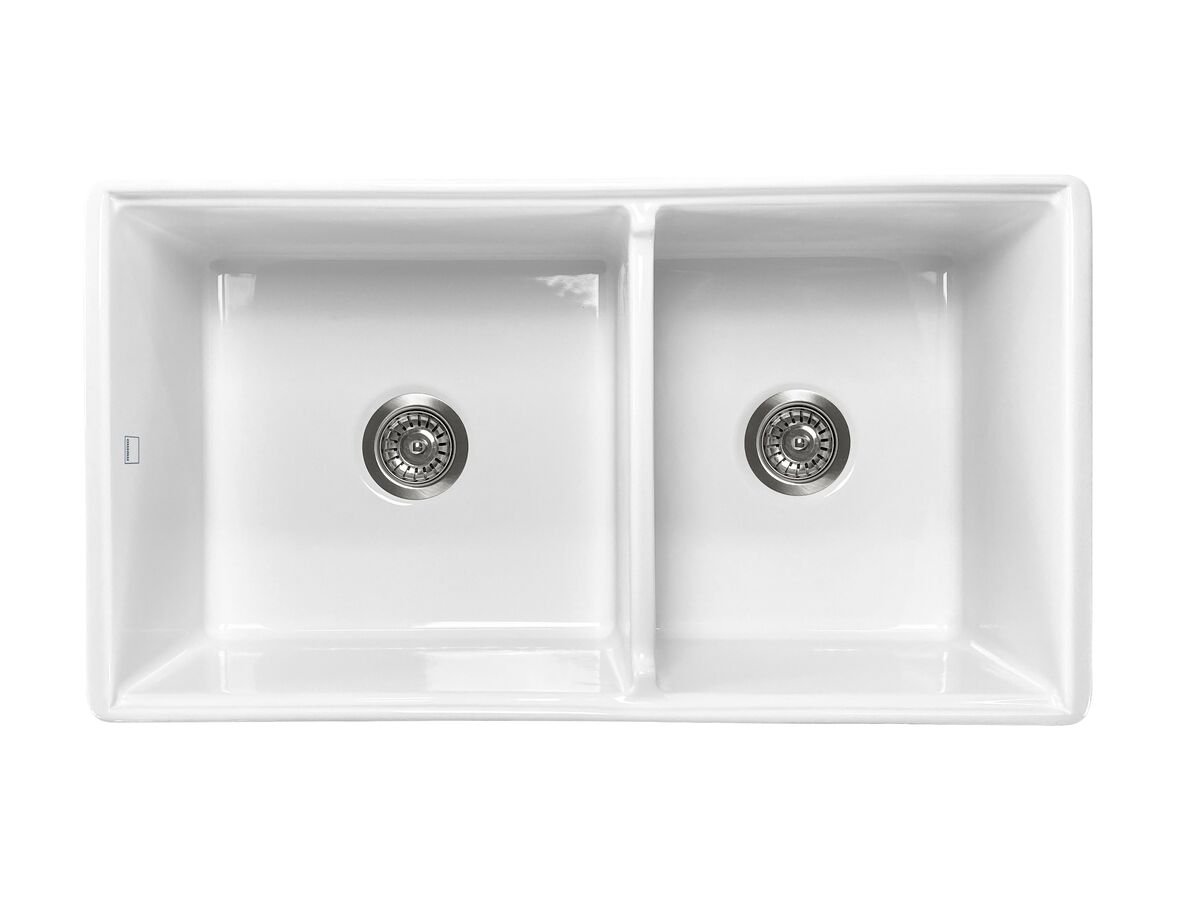 Reece Memo Harper 1 3/4 Butler Sink Fireclay White
