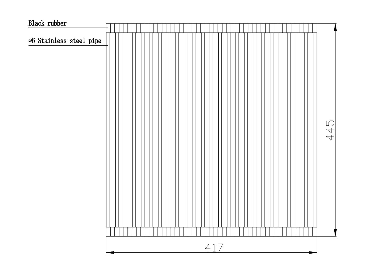 Reece Memo Roller Mat 420mm X 445mm Gunmetal