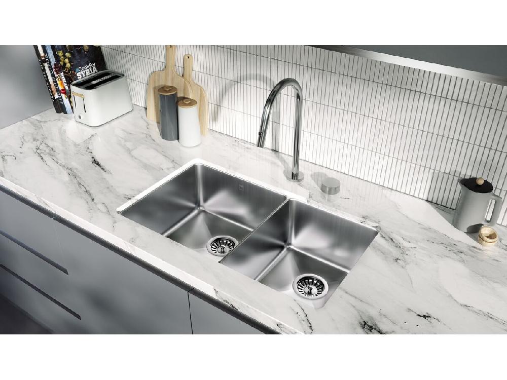 Reece Memo Zenna 1 3/4 Bowl Sink Stainless Steel