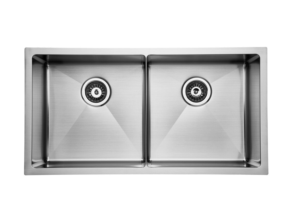 reece Memo Zenna Double Bowl Sink Stainless Steel
