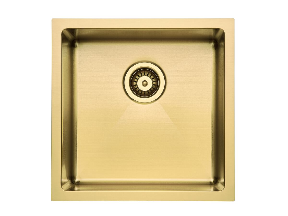 Reece Memo Zenna Single Bowl Sink Nanoplated Brass