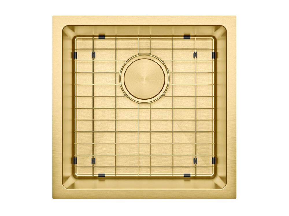 reece Memo Zenna Single Bowl Sink Nanoplated Brass