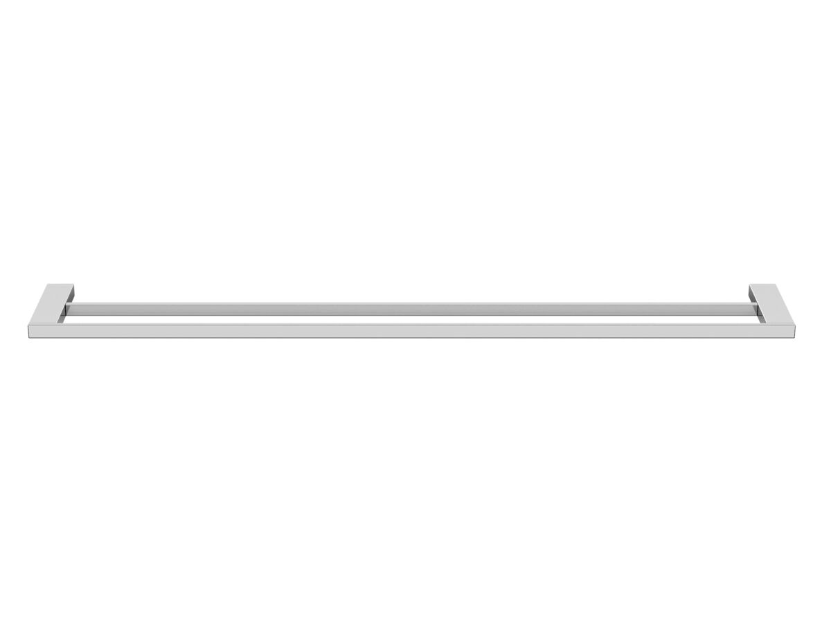 reece Milli Edge Double Towel Rail 800mm Chrome