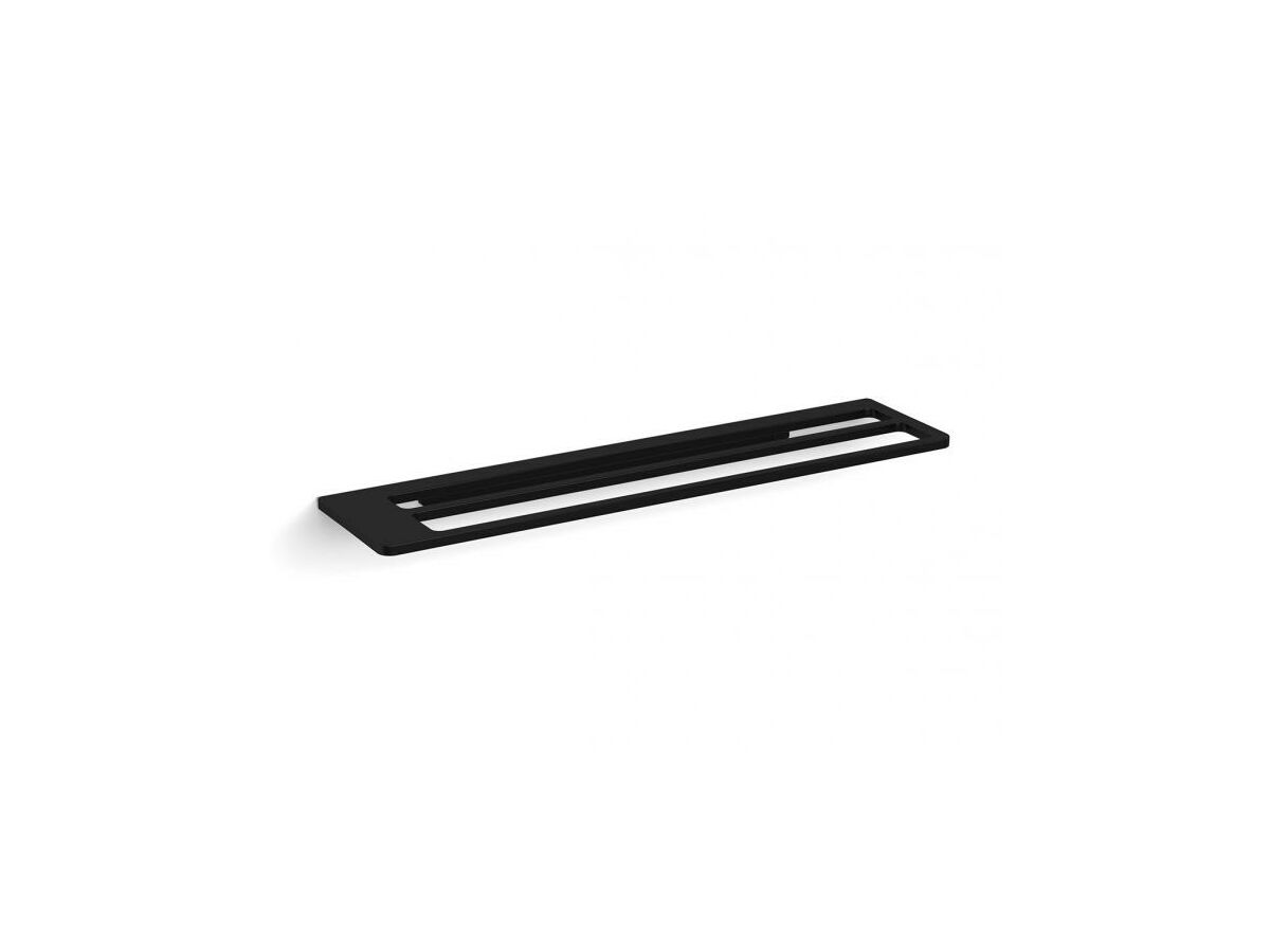 reece Milli Glance Double Towel Rail 600mm Black