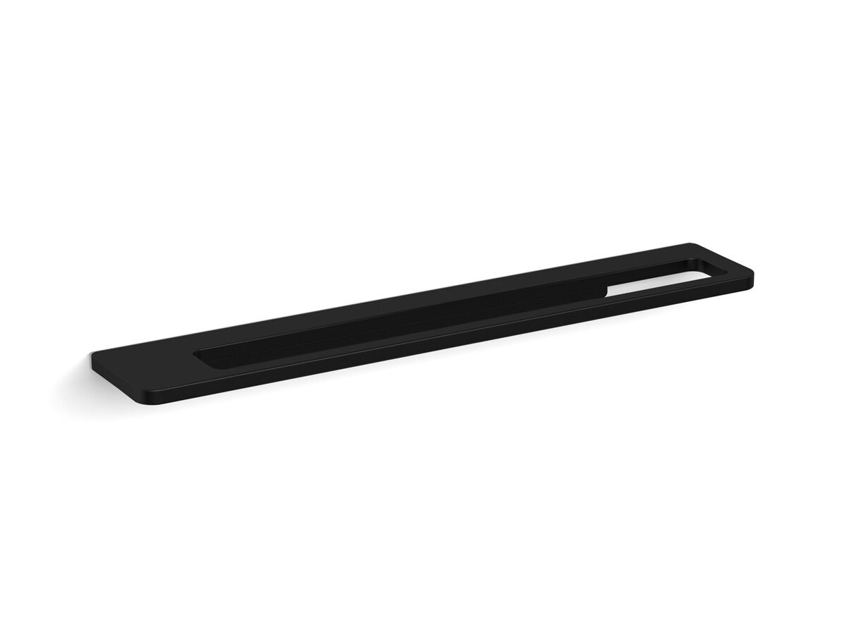 reece Milli Glance Single Towel Rail 450mm Black