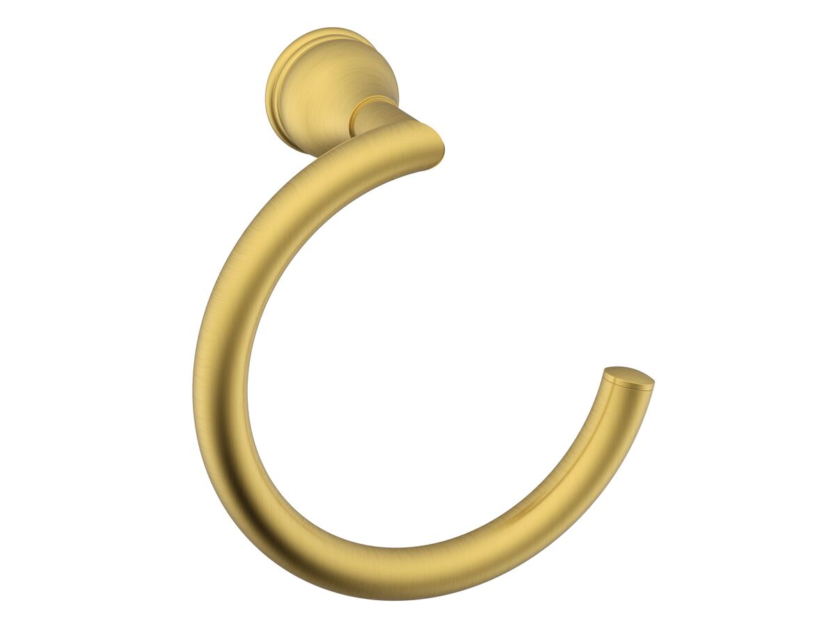 reece Milli Monument Edit Towel Ring Brushed Gold