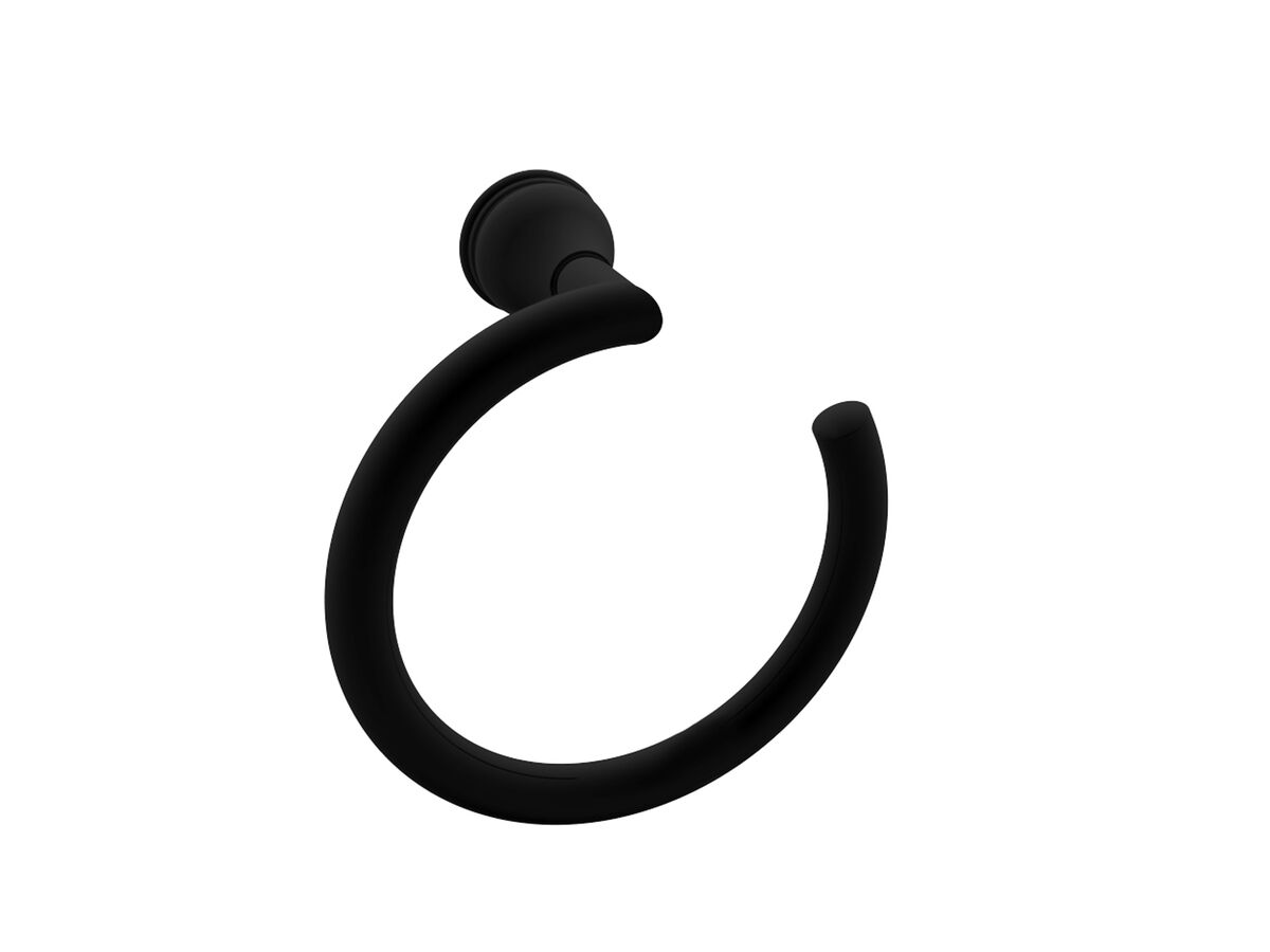 reece Milli Monument Edit Towel Ring Matte Black