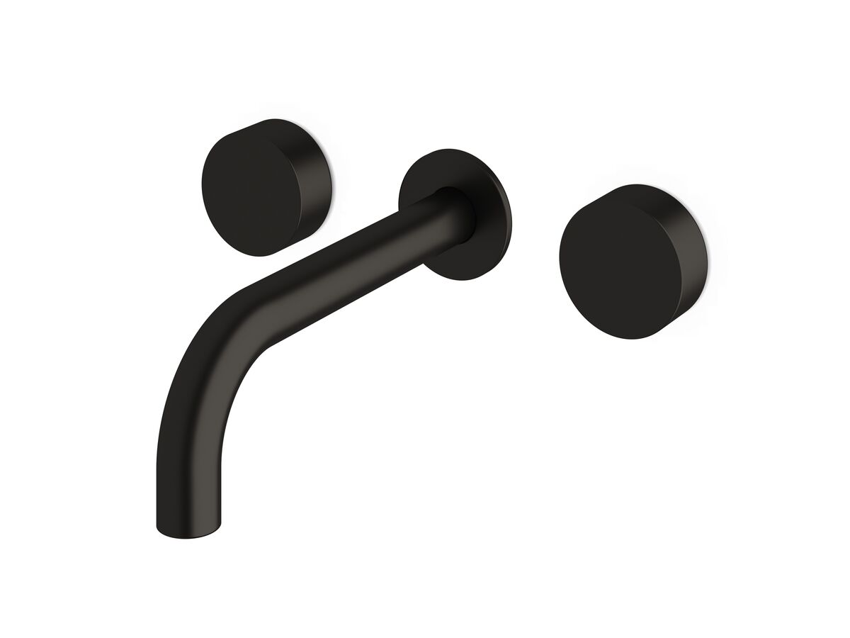 reece Milli Pure Bath Set 200mm PVD Matte Black