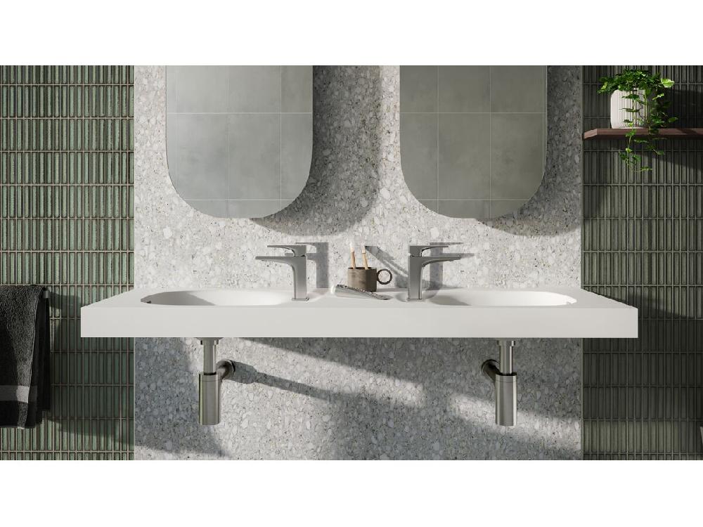 Reece Milli Zato Basin Mixer Brushed Nickel (5 Star)