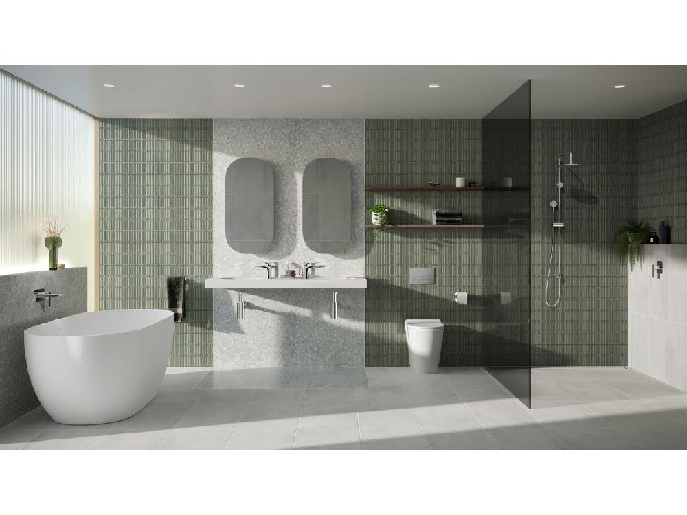 Reece Milli Zato Bath Wall Mixer Set Chrome