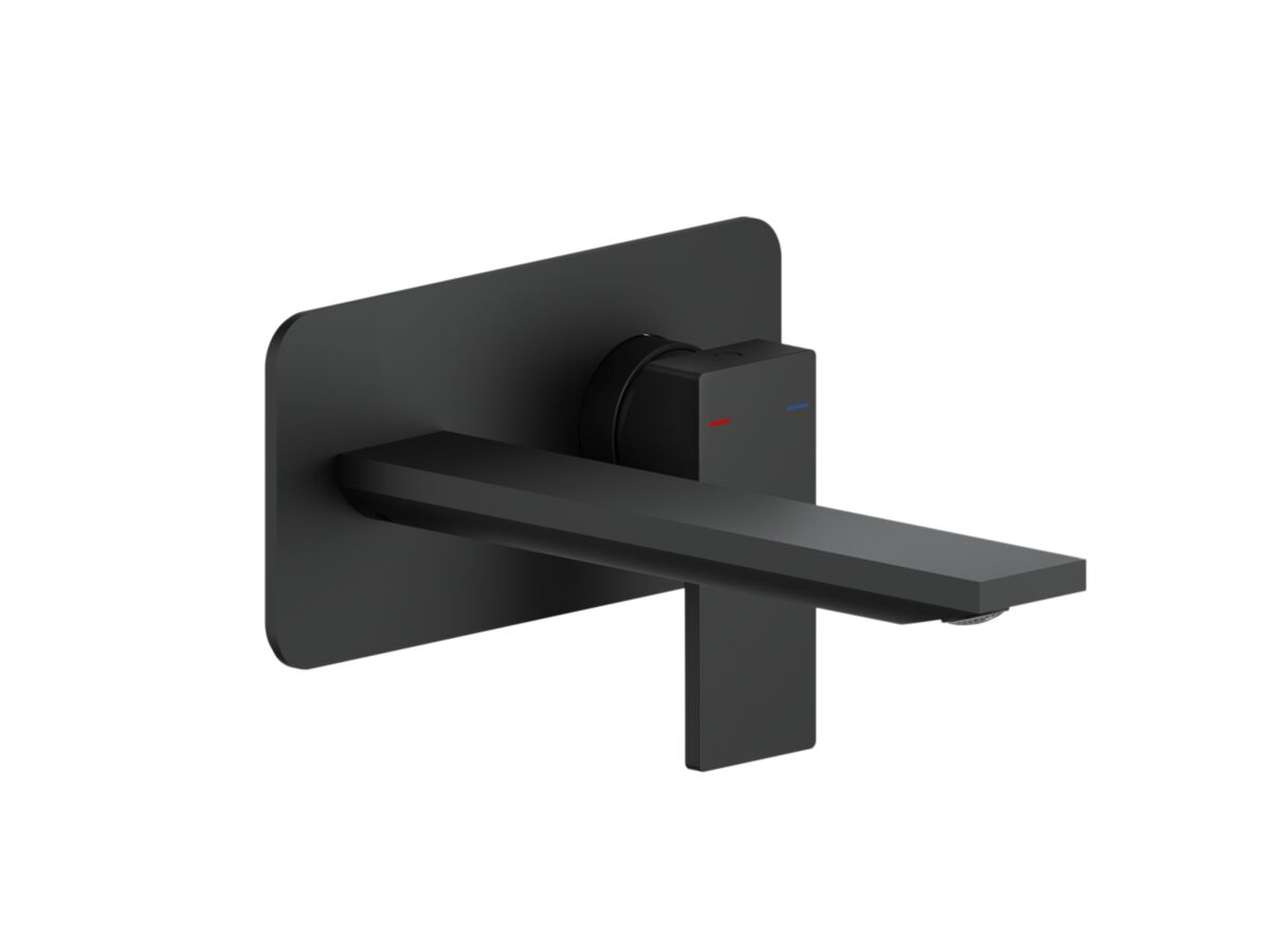 reece Milli Zato Bath Wall Mixer Set Matte Black