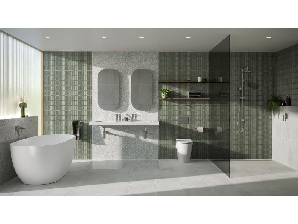 Reece Milli Zato Shower Mixer Brushed Nickel
