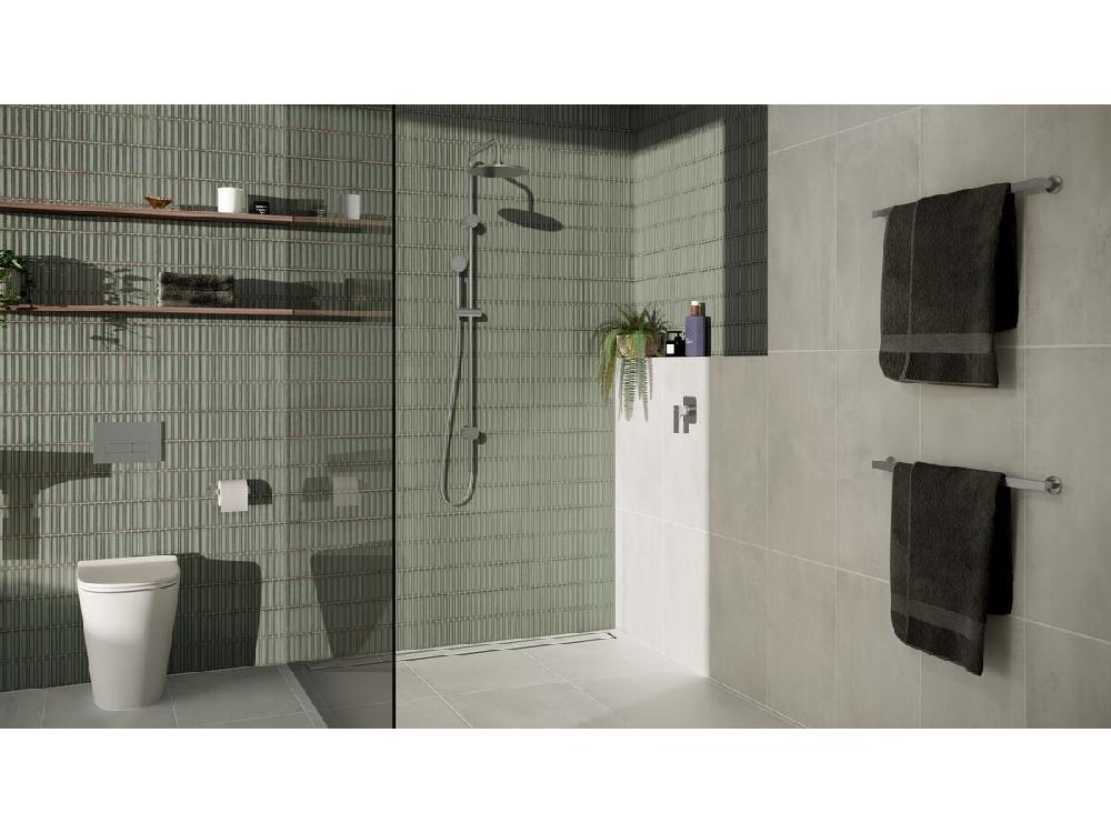 Reece Milli Zato Shower Mixer Brushed Nickel