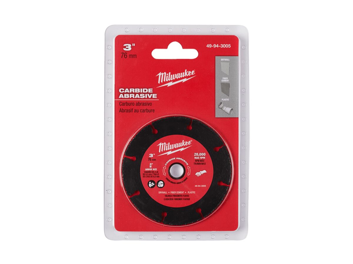 Reece Milwaukee 3" Carbide Abrasive Wheel