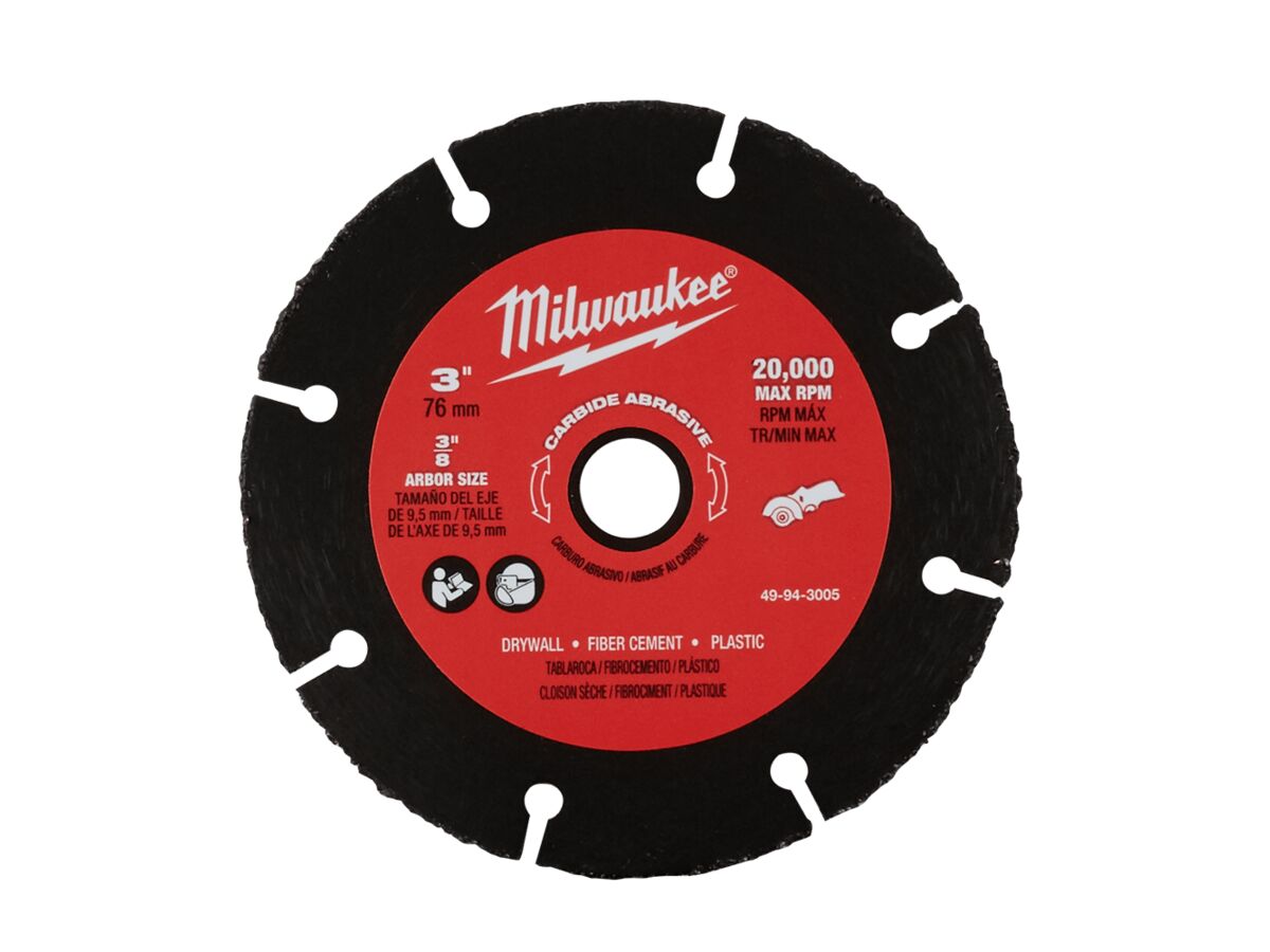 reece Milwaukee 3" Carbide Abrasive Wheel