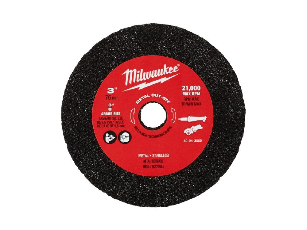 reece Milwaukee 3" Metal Cut-Off Wheel (Pack 3)