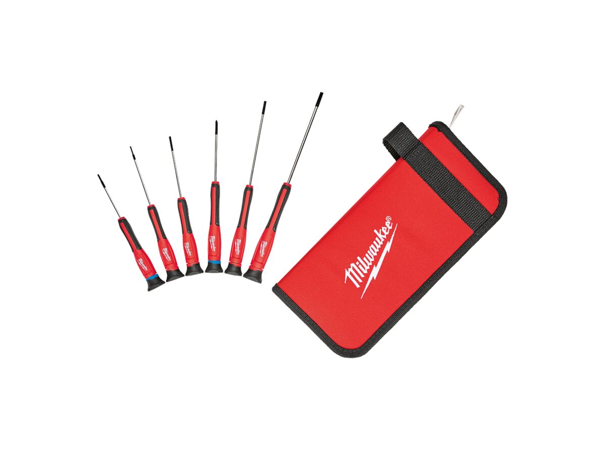 Reece Milwaukee 6 Piece Precision Screwdriver Set