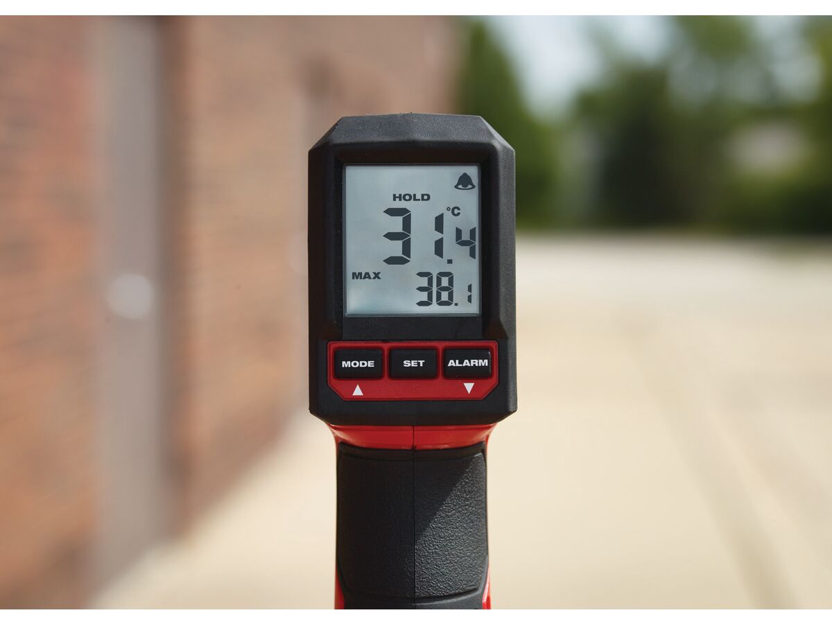 Reece Milwaukee Alkaline Laser Temperature Gun