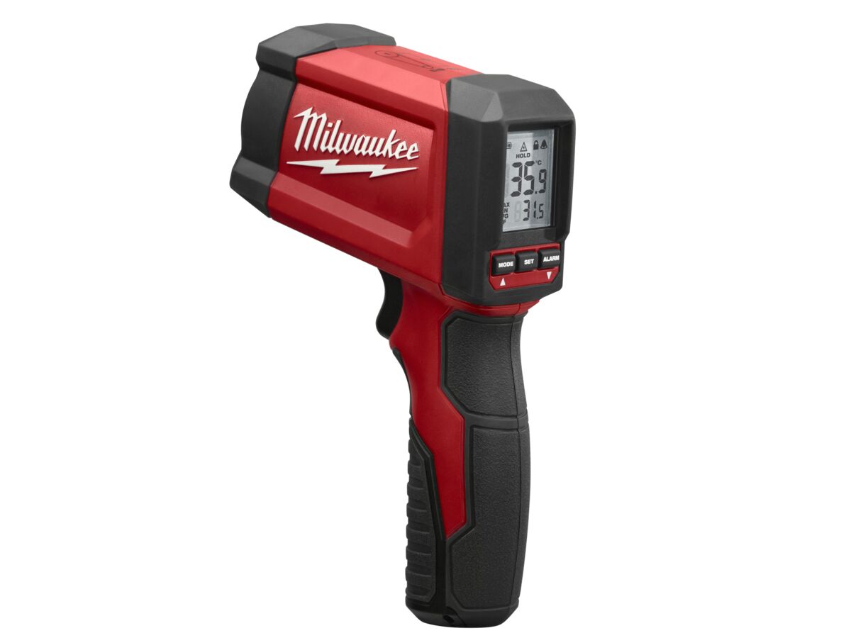 reece Milwaukee Alkaline Laser Temperature Gun