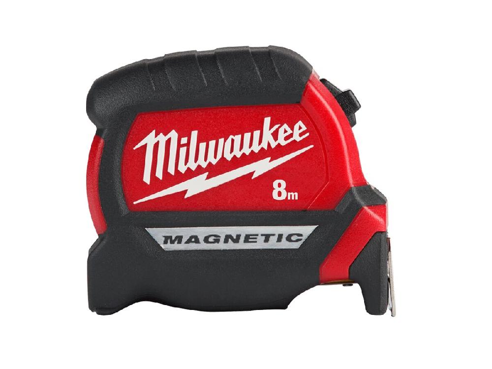 reece Milwaukee Compact Magnet Tape Measure 8mtr
