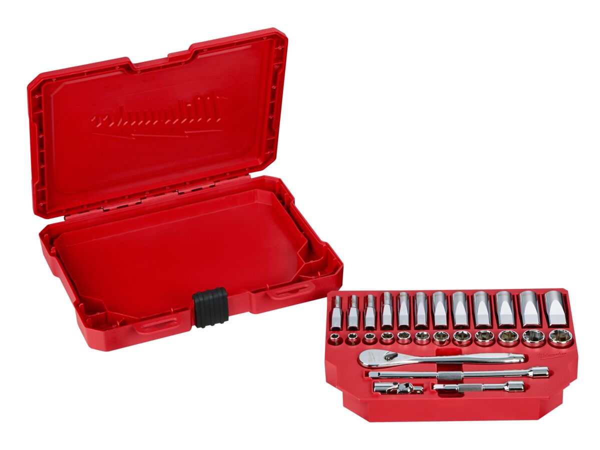 Reece Milwaukee Drive 28pc Ratchet Socket Set