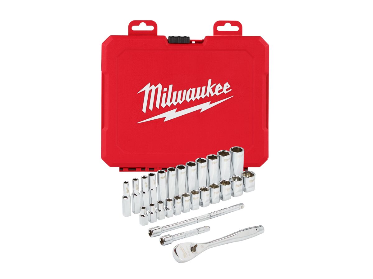 Reece Milwaukee Drive 28pc Ratchet Socket Set