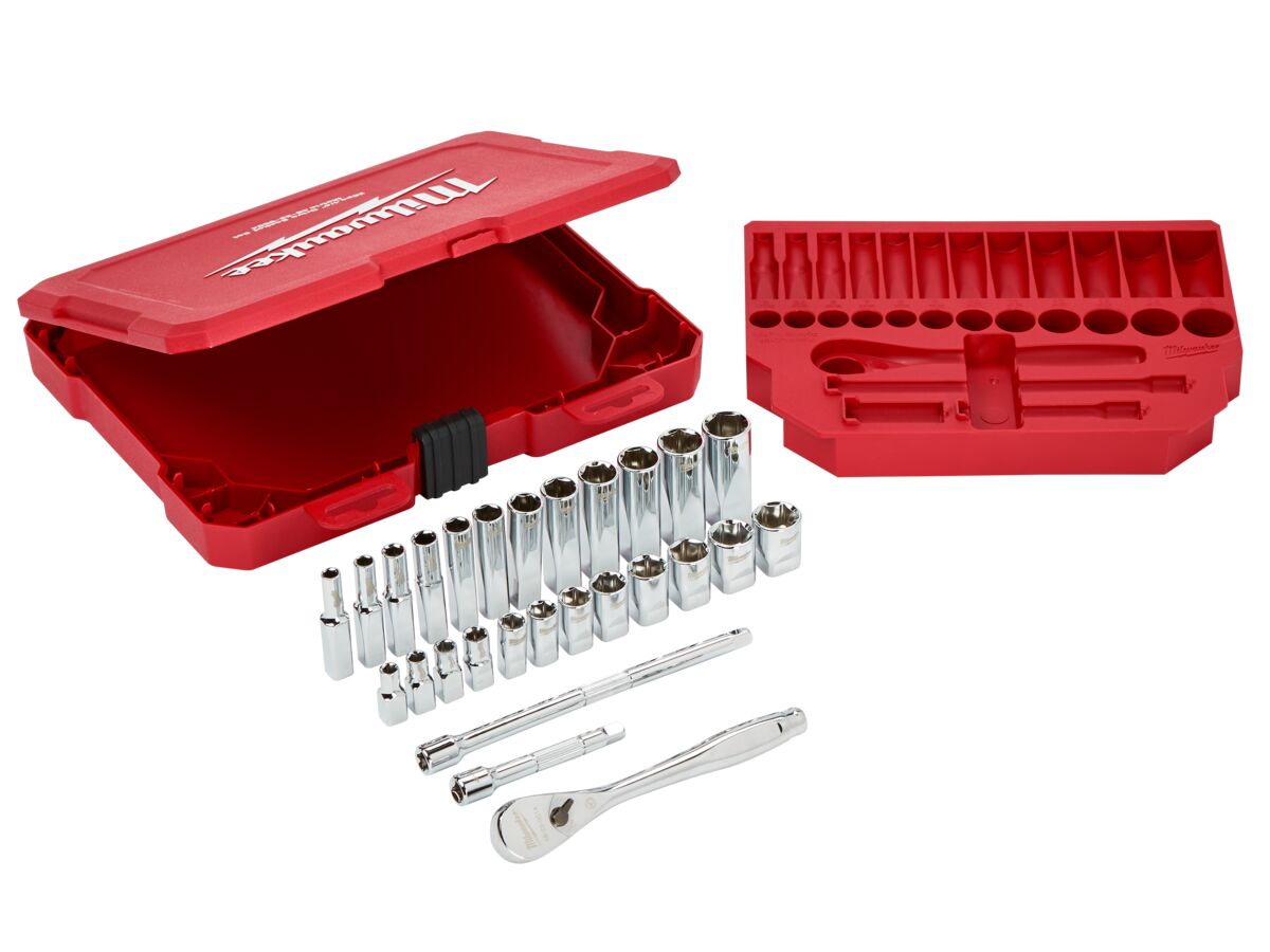 Reece Milwaukee Drive 28pc Ratchet Socket Set