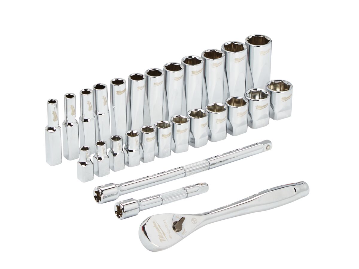 reece Milwaukee Drive 28pc Ratchet Socket Set