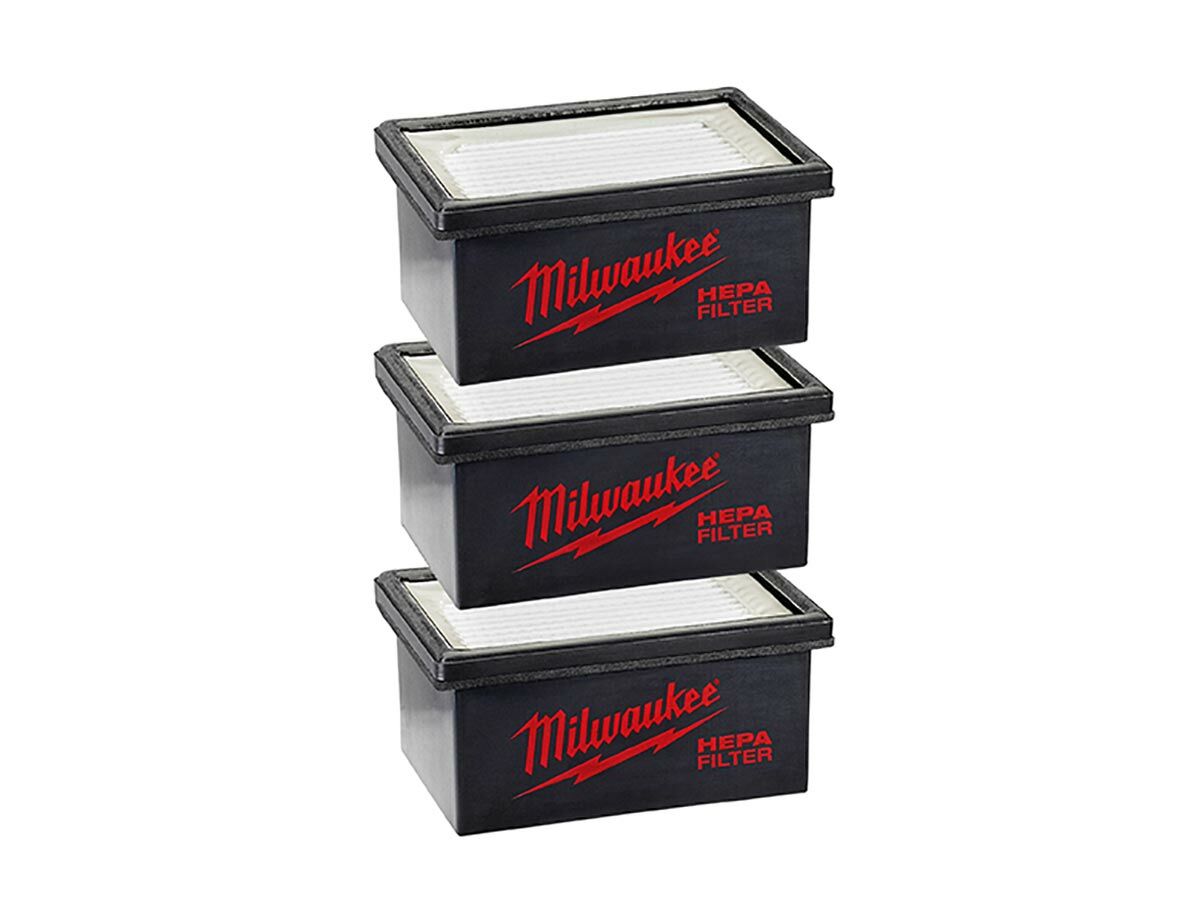 reece Milwaukee Hepa Filters for Hammervac (Pack 3)