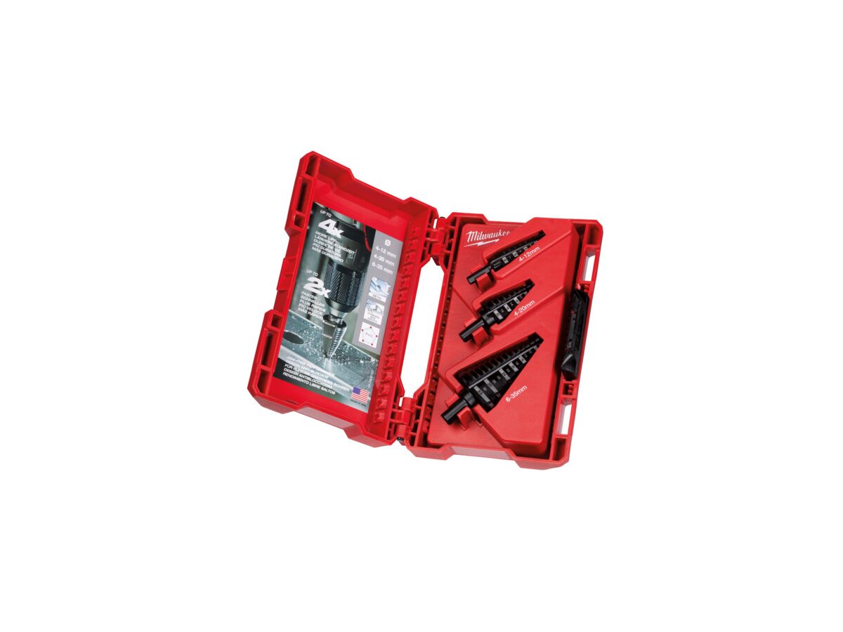 reece Milwaukee Jam-Free Step Drill Set