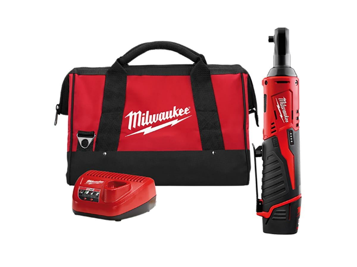 reece Milwaukee M12 3/8" Impact Ratchet Kit 12V