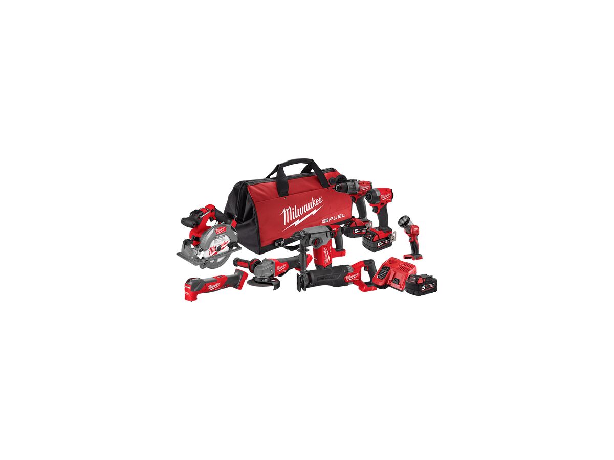 reece Milwaukee M18 Fuel 8 Piece Power Pack 8A4