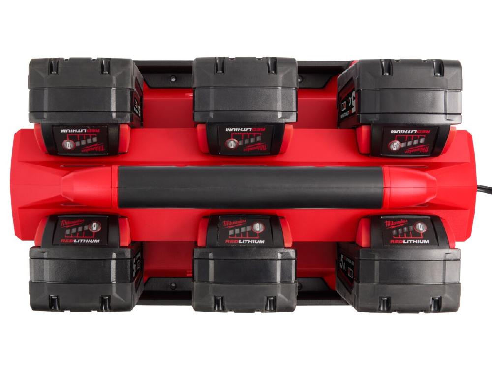 Reece Milwaukee M18 Packout 6 Bay Rapid Charger