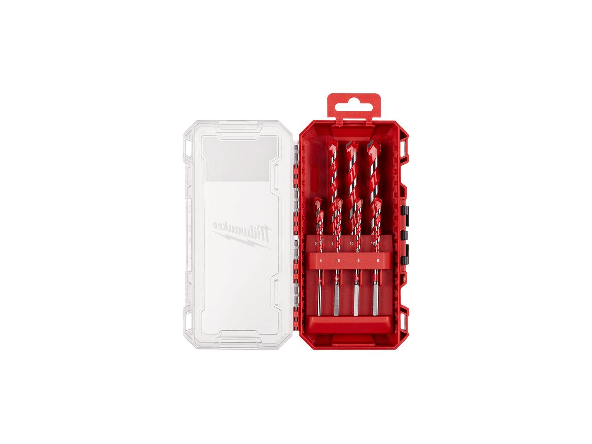 reece Milwaukee Masonry Hammer Drill Bit 8PC