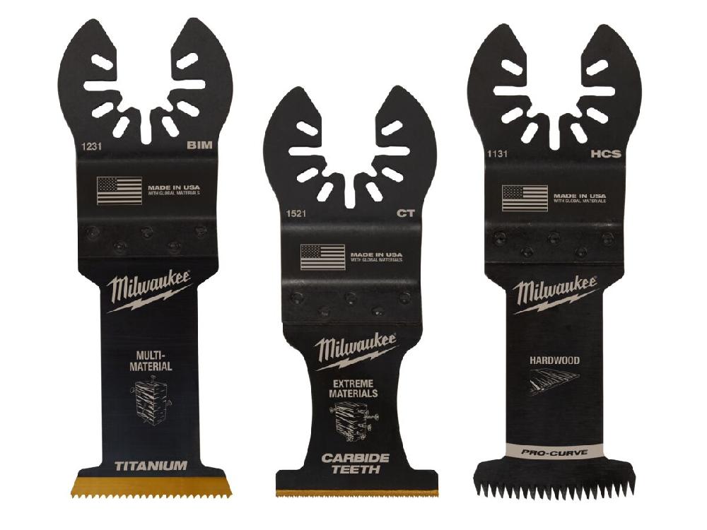 reece Milwaukee Multi Tool Variety 3 Pack Blade