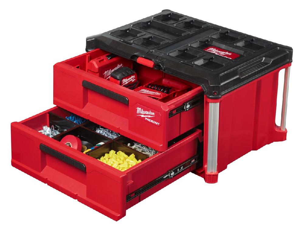 Reece Milwaukee PACKOUT 2-Drawer Tool Box