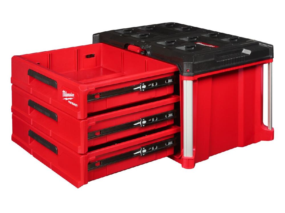 Reece Milwaukee PACKOUT 3-Drawer Tool Box
