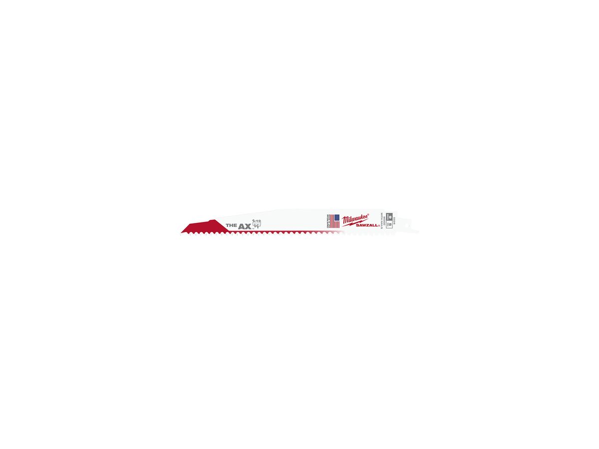 reece Milwaukee Reciprocating AX 230mm 5TPI 5 Pack