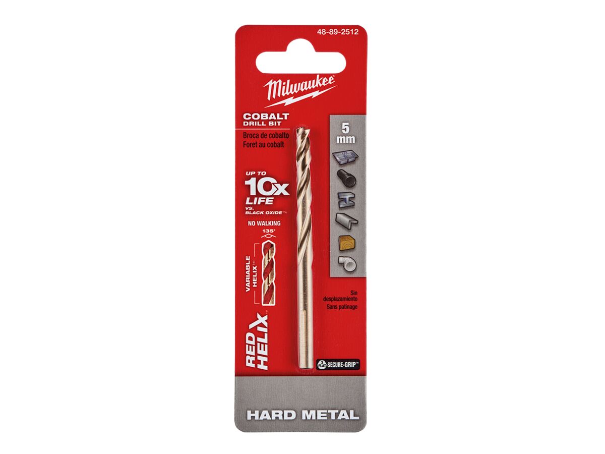 reece Milwaukee Red Helix Cobalt Drill Bit 5mm