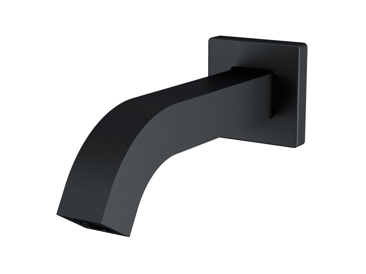 reece Mizu Bloc Bath Outlet 160mm Matte Black