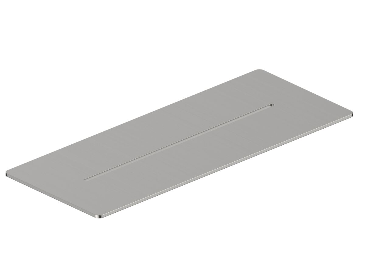 reece Mizu Bloc Metal Shower Shelf Brushed Nickel
