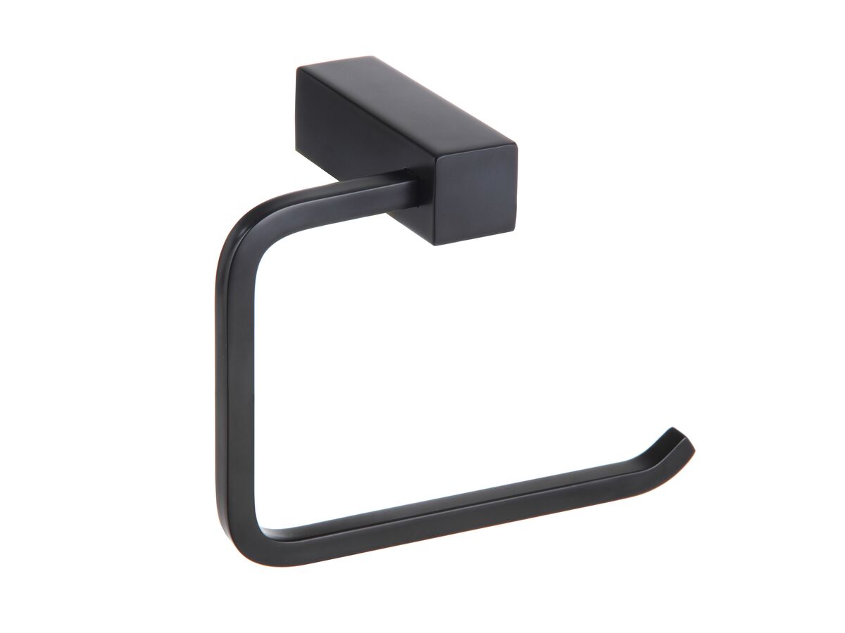 Reece Mizu Bloc MK2 Toilet Roll Holder Matte Black