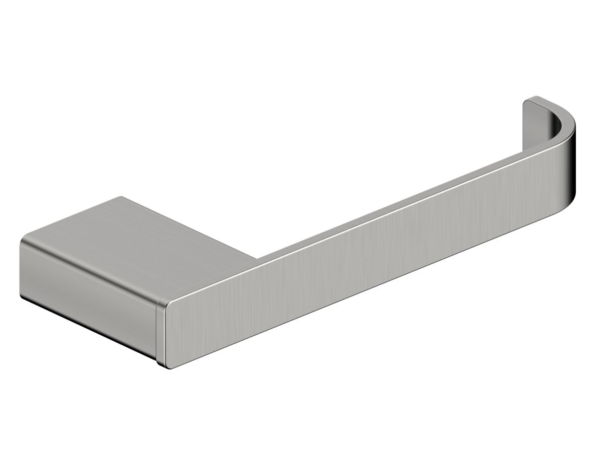reece Mizu Bloc Toilet Roll Holder Brushed Nickel