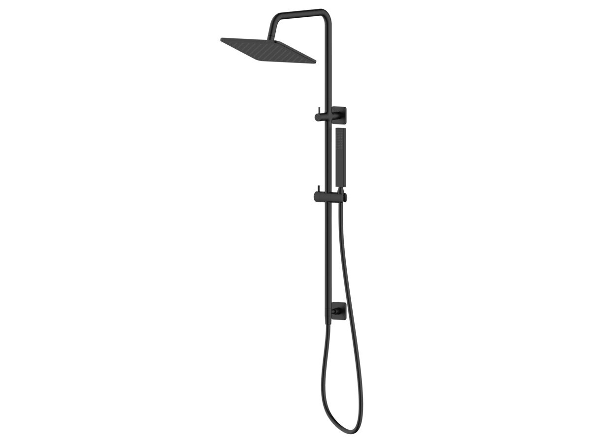 reece Mizu Bloc Twin Waterrail Matte Black (3 Star)