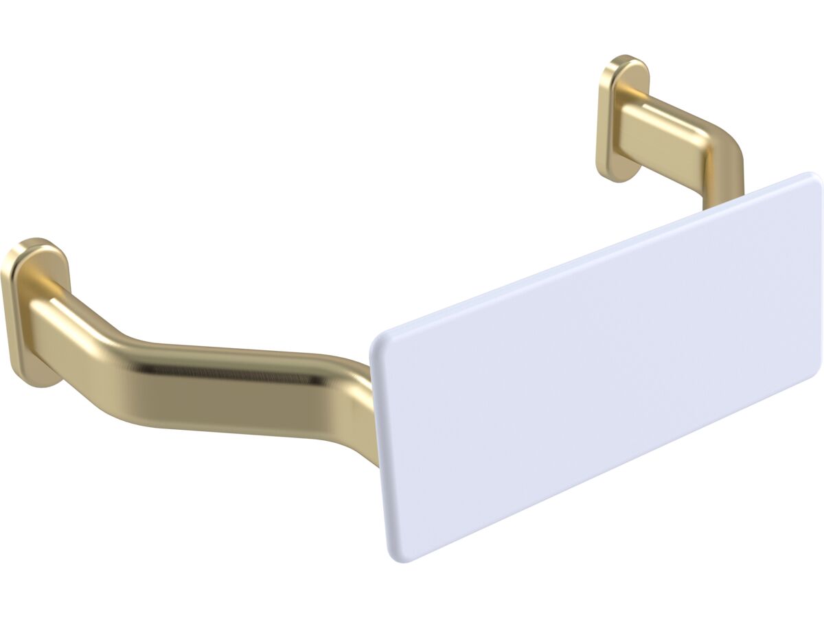 reece Mizu Drift Accessible Backrest Brushed Brass