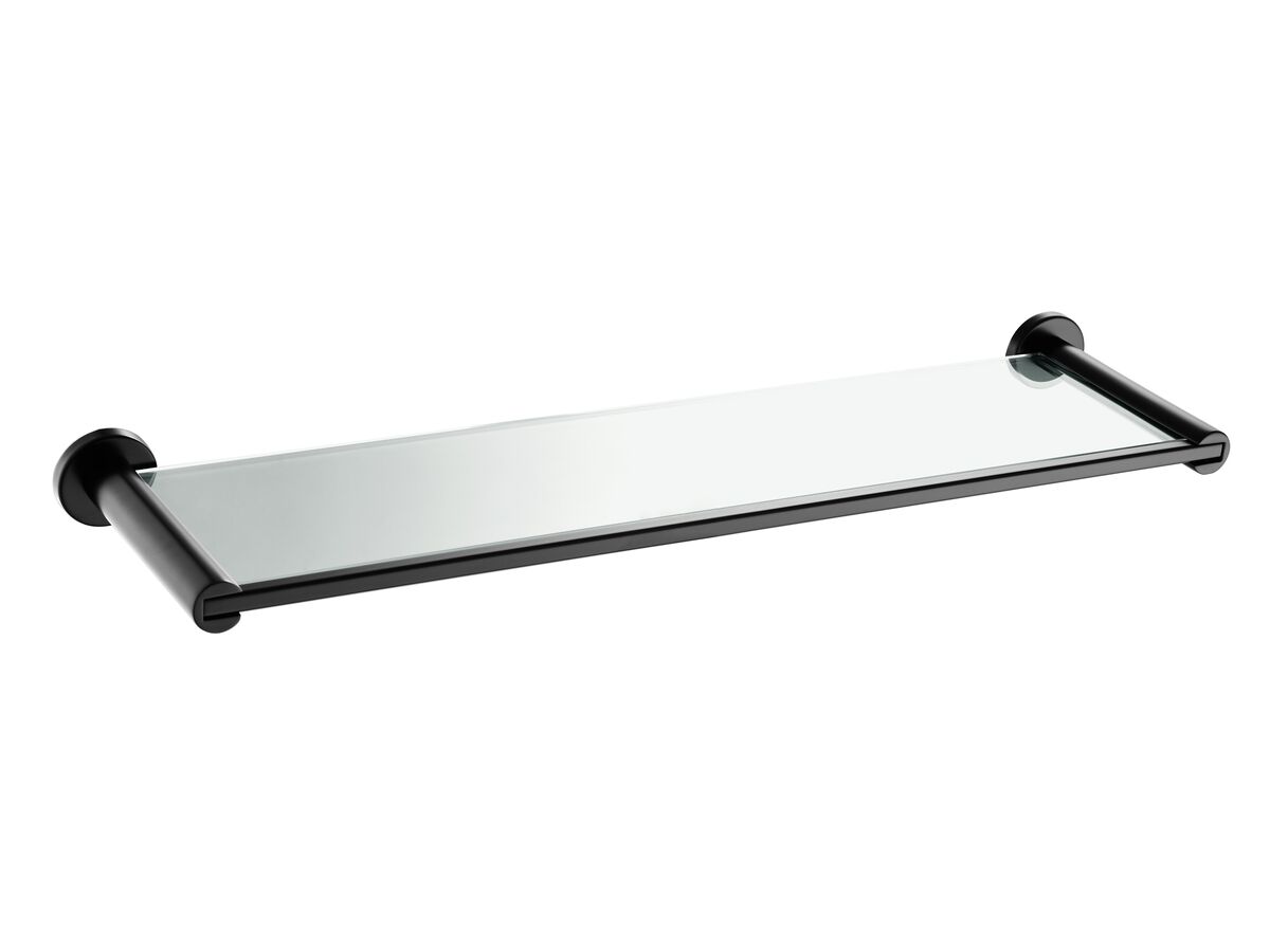 reece Mizu Drift Glass Shelf Matte Black